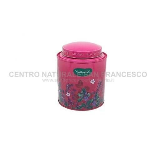 Caddy rosso per la ricarica di infusi e tisane NEAVITA