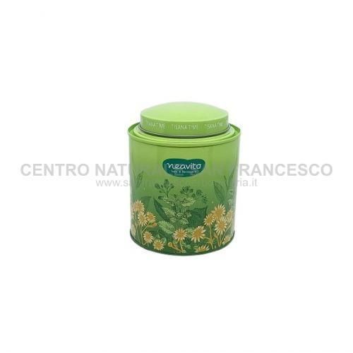 Caddy verde per la ricarica di infusi e tisane NEAVITA